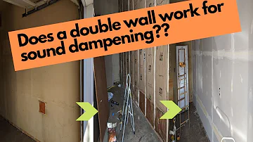 Does a double wall work for sound proofing??