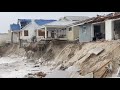 Homes destroyed in wilburbythesea by hurricane nicoles impact on volusia county florida  nbc 6