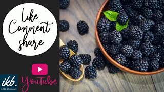 Benefits Of Blackberry - ब्लैकबेरी खाने के फायदे Blackberry ब्लैकबेरी Healthbenifits Fruit