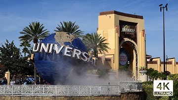 Universal Orlando Globe in 4K
