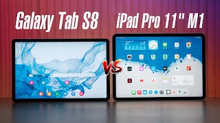 So sánh So sánh Galaxy Tab S8 và iPad Pro 11  M1