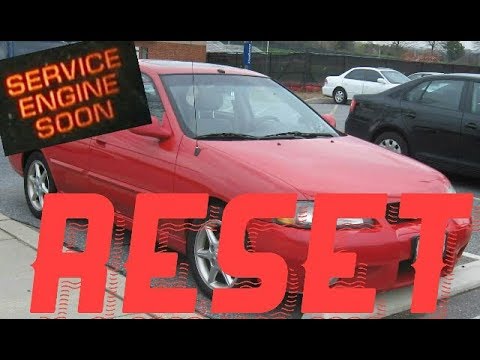 How to reset Service Engine soon Light on a 2002 Nissan Sentra