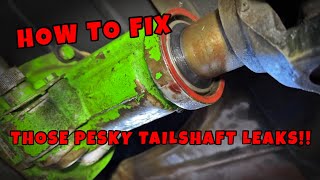 How To Fix That Pesky TAIL SHAFT LEAK by GODSPEED Garage 44,017 views 1 year ago 9 minutes, 6 seconds
