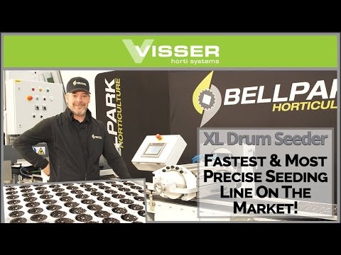 Fastest & Most Precise Seeding Line on the Market! - Visser XL Drum Seeder