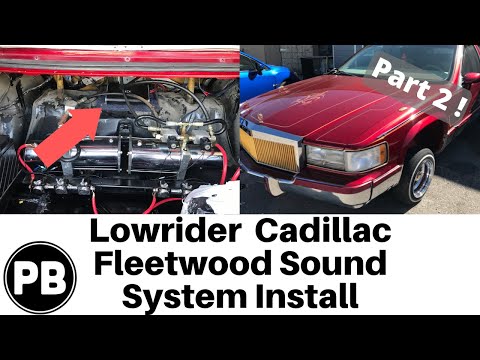 Lowrider NVX Sound System Install Part 2 | &rsquo;93 Cadillac Fleetwood
