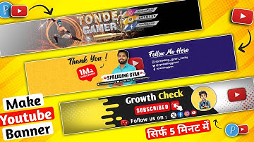 Make a PROFESSIONAL Youtube Banner in 5 MINUTES