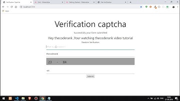How to Create Human Verification Captcha In Form HTML JavaScript | TheCodeRank