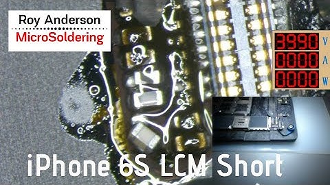 iPhone 6S Display Short Repair.