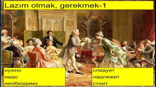 MUSTAFA SÖZLÜ İLE SIFIRDAN RUSÇA DERS 13 BÖLÜM 13  LAZIM OLMAK - İHTİYACI OLMAK -  GEREKMEK 1