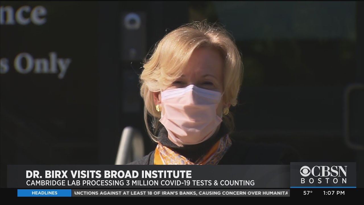 Dr. Birx Visits Broad Institute, Warns Of Coronavirus 'Silent Spread ...