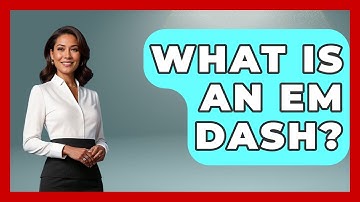 What Is An Em Dash? - Fictional Journeys