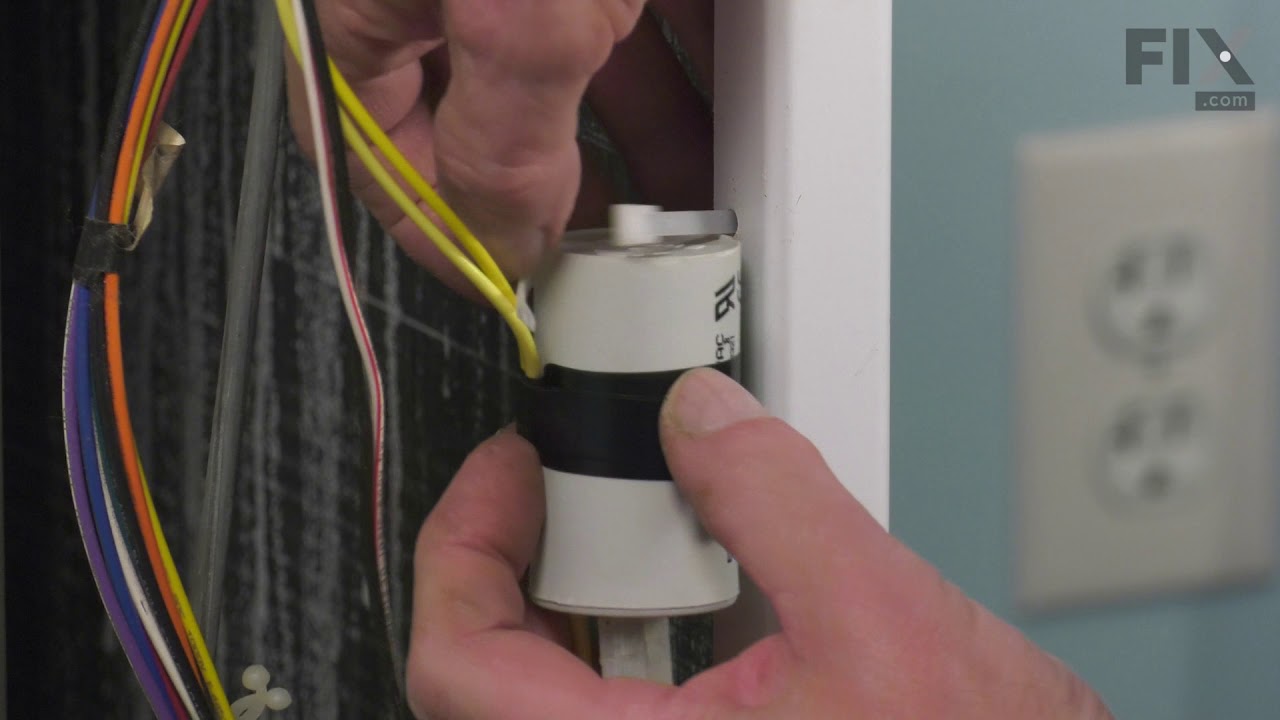 GE Washer Repair How to Replace the Capacitor YouTube