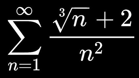 The Integral Test for convergence/divergence