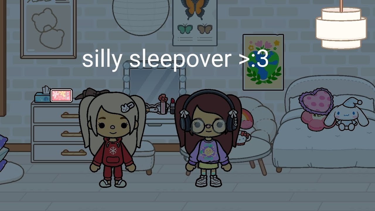  Toca Boca sleepover with Mika :) 