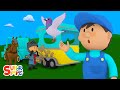 Sir Harold's Horse Trailer goes to the Car Wash | Cartoon for Kids