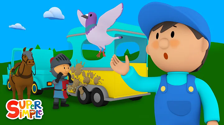 Sir Harold's Horse Trailer goes to the Car Wash | ...