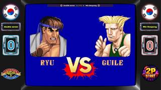 Street Fighter II Champion Edition - 🇰🇷 double seven vs 🇰🇷 Min Daepung | Intense FT3!