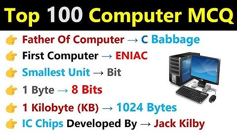Top 100 Computer Gk MCQs | Important Computer GK MCQs Questions & Answer | #computergk  #sscgd