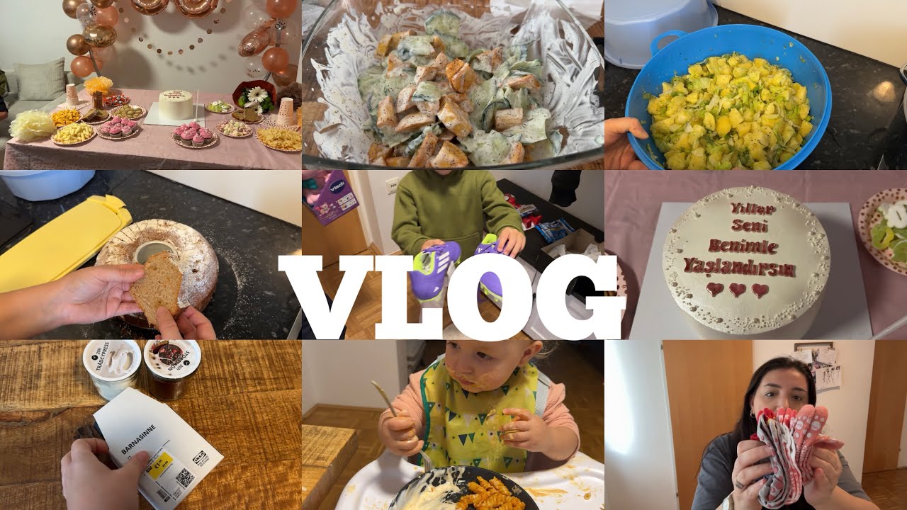 Bir Günlük Vlog 🌸 Sürpriz Doğum Günü Hazırlıkları 🥳 Temu Kargo Açılımı 📦 #günlükvlog #vlog #linz 