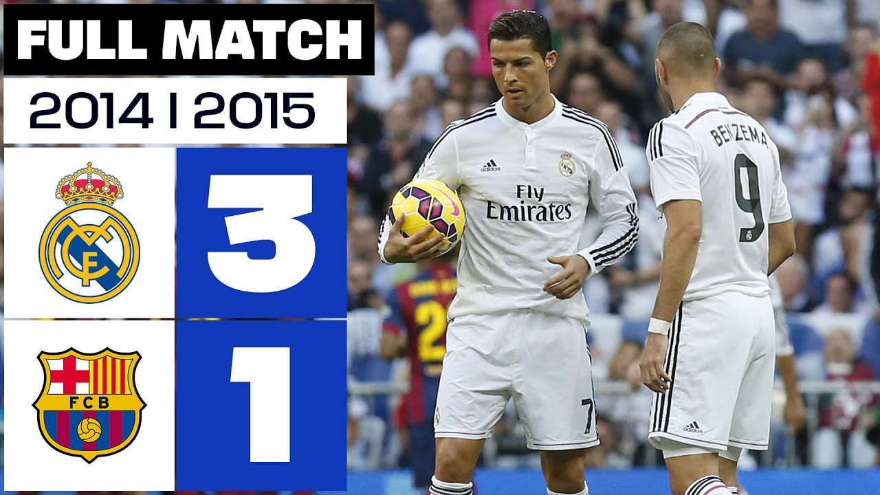 Real Madrid vs FC Barcelona (3-1) J09 2014/2015 - FULL MATCH