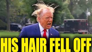 His f**king wig flew off