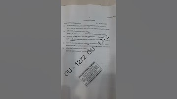 OSMANIA UNIVERSITY UG Degree II SEM GENERAL ENGLISH QUETION PAPER June 2017