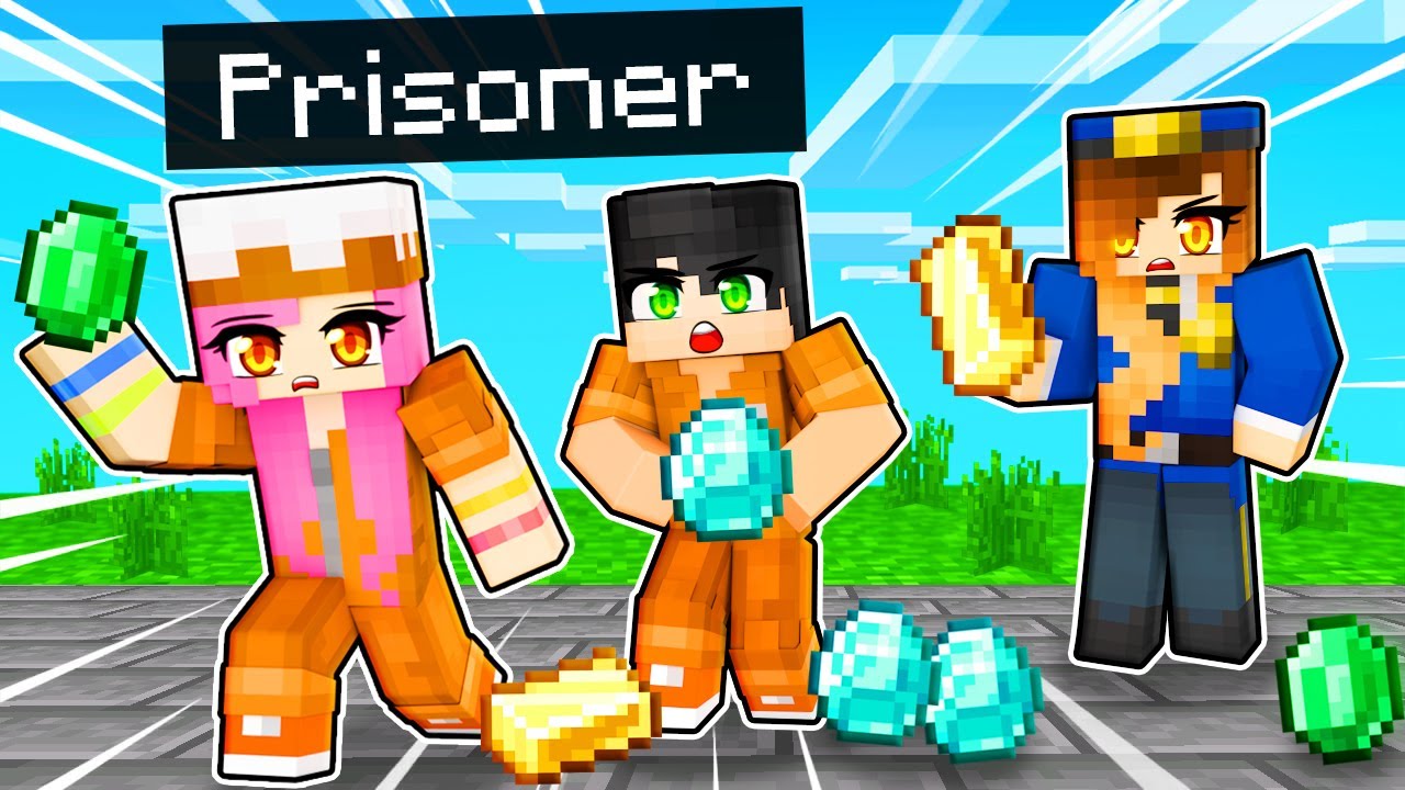 Escaping from PRISON in Minecraft Death Run!