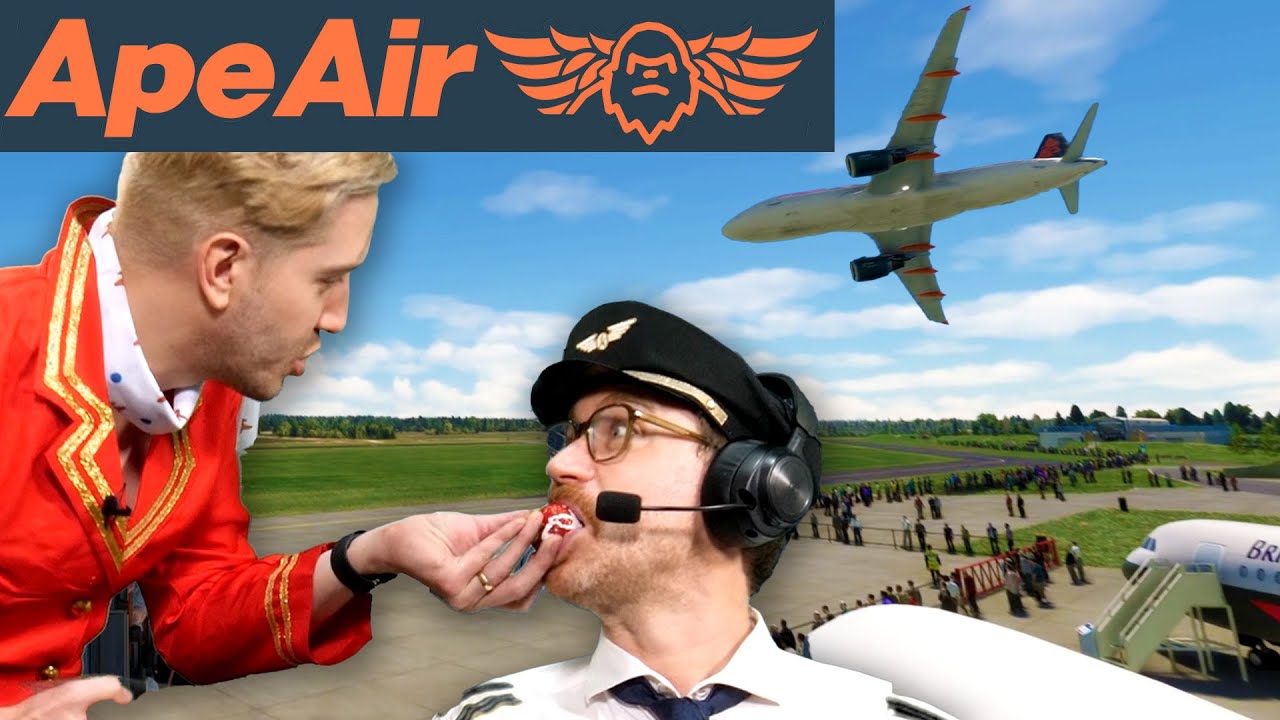 Our budget airline joins an Airshow in Microsoft Flight Simulator