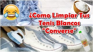 como blanquear los tenis converse