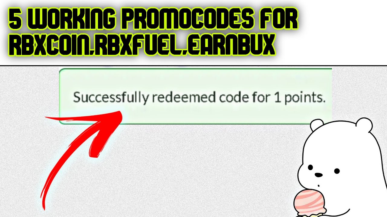 5 WORKING PROMOCODES FOR RBXCOIN,RBXFUEL,EARNBUX 2/21/2021