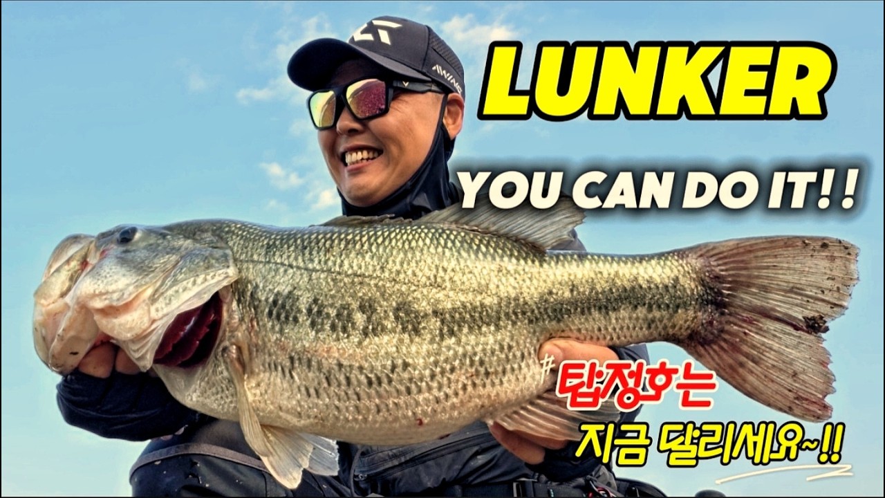 탑정호 런커배스는 지금이 기회입니다!! #배스낚시 #bassfishing #탑정호 #질리언리로드