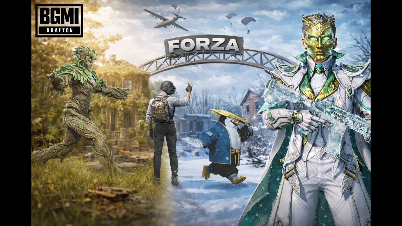 FULL RUSH GAMEPLAY 🔥 Erangel BGMI | No Fear, Only Push Forza Is Live