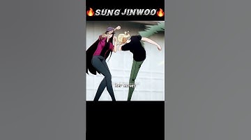 Jinwoo intervened in the fight👀🔥|Solo Leveling| #anime #animemoments #sololeveling