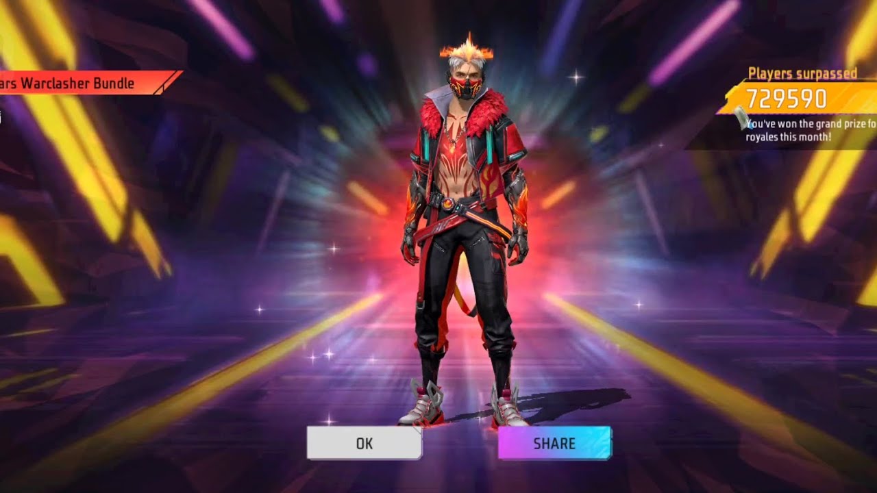 "🔥 I Got the Mars Warclasher Bundle(Rampage Bundle)! | Free Fire Epic Skin Unlock! 🔥"