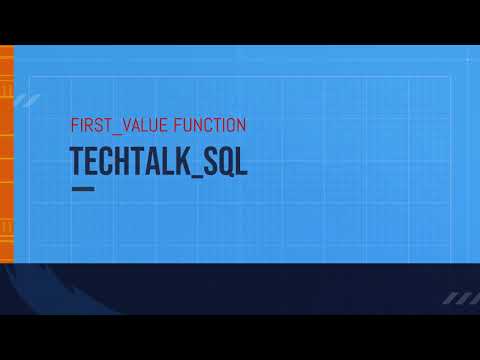 FIRST_VALUE Function Oracle - Finding the earliest / first value #oracle #sql #sqlqueries
