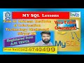 How to Learn about MySQL Aggregate Functions Part-15 by Zain Ul Abideen IIT Chakswari Mirpur AK