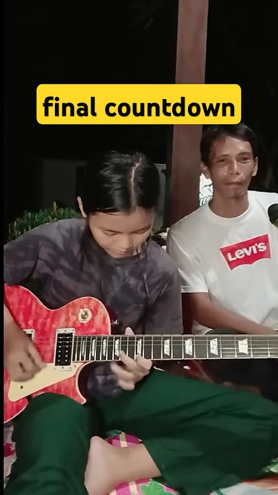 Lead gitar Europe - the final countdown versi Wulan gitaris manis #shorts