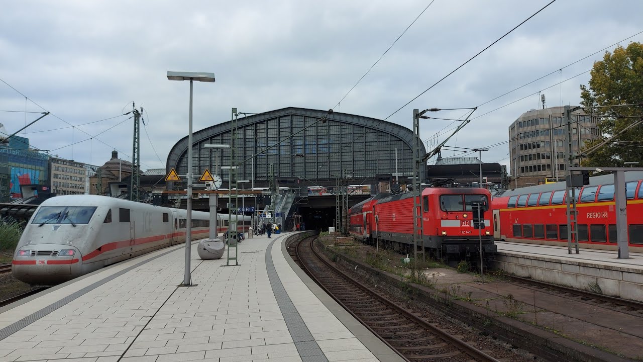 Hamburg Hauptbahnhof Zugverkehr/ Impressionen (uncut)