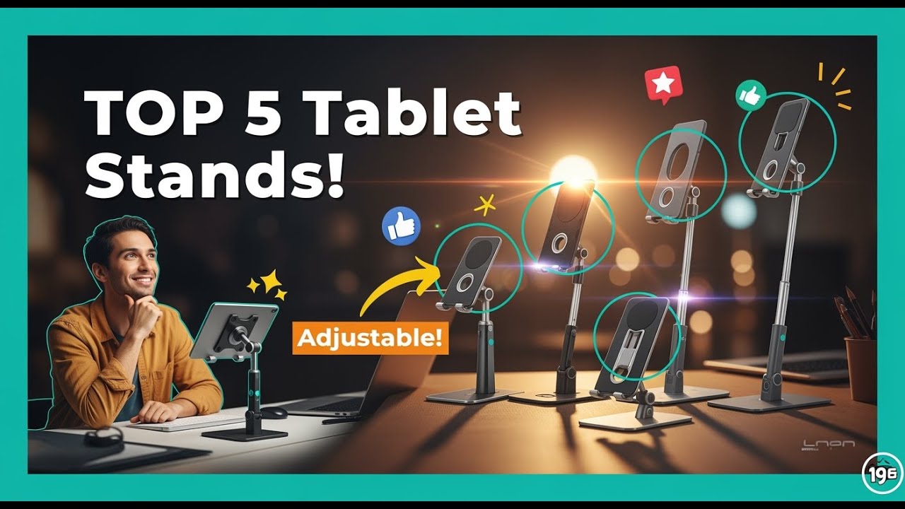 ТОП-5 лучших регулируемых по высоте подставок для планшетов 2026 года | Найдите идеальный угол об...