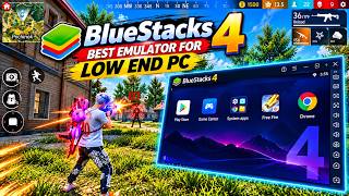 🔥 BlueStacks 4 Lite Emulator for Free Fire | Best Emulator for Low-End PC (2GB / 4GB RAM) (2026)