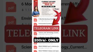 PARCHAM CLASSES CURRENTS AFFAIRS PDF KIT ON TELEGRA || TELETCS