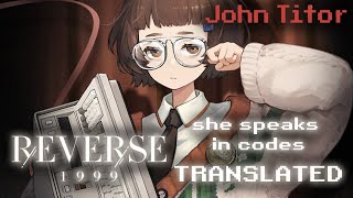 John Titor Voice Lines (Translated) and Gameplay | Reverse: 1999 Character Showcase (OPEN CAPTIONS)