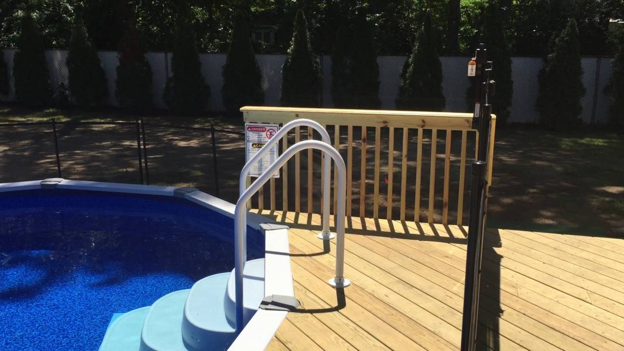 Pool Guard of Long Island Semi Inground Pool YouTube
