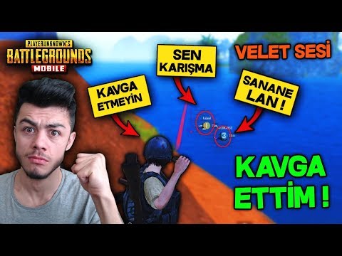 VELET SESİ İLE TAKIMDAKİLER İLE KAVGA ETTİM (OLAY ÇIKTI) - PUBG Mobile