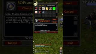 Helpful PVP paladin Macro! #classicwow #classicpvp #prepatch #wowguide #worldofwarcraft