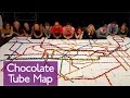 Tube Map Made From Chocolate