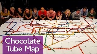 Tube Map Made From Chocolate