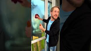 Squeaky Clean Scare 💦 The Window Washing Prank #Prank