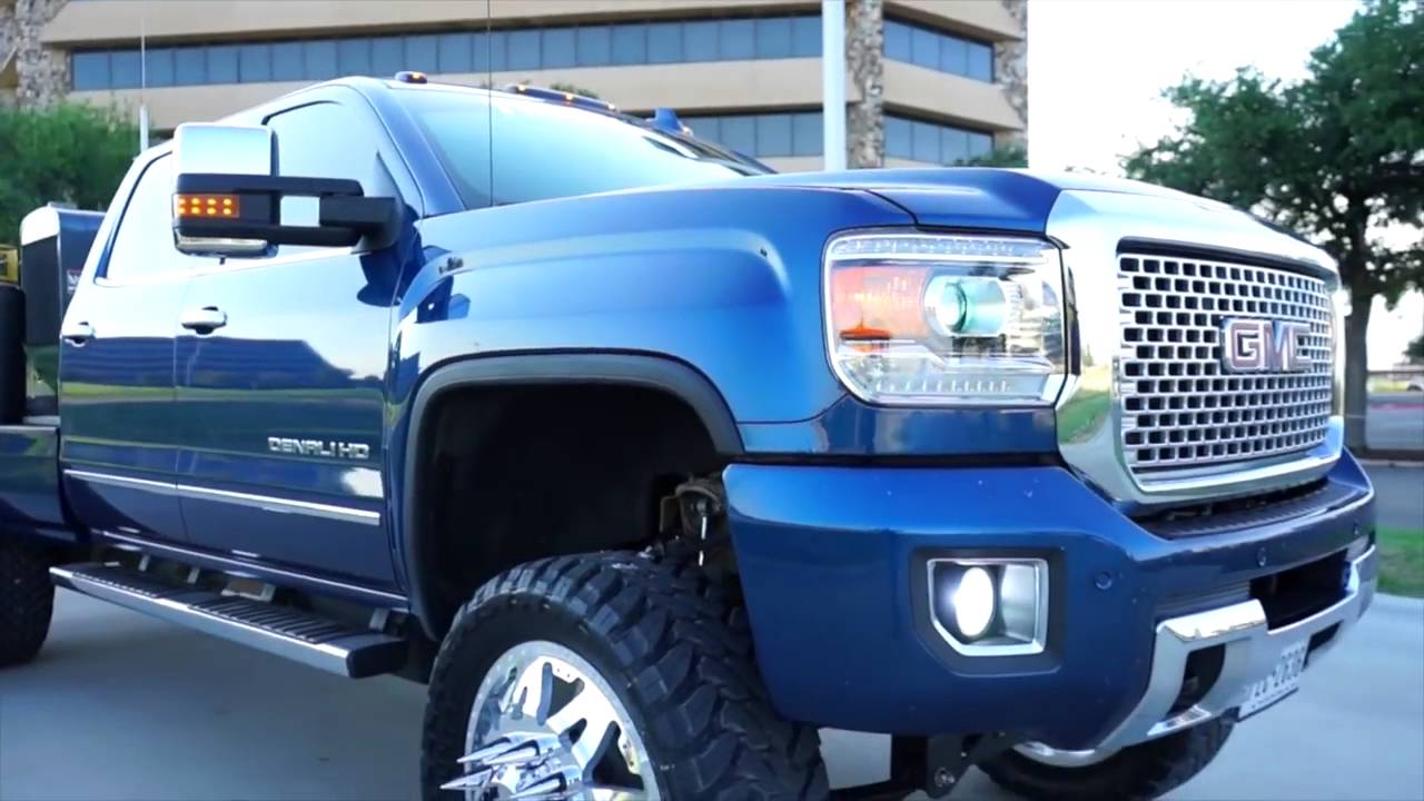 2015 GMC sierra 3500 welding rig on 24's YouTube
