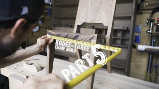 Kodee Three Part 5 (FINAL FIT BEFORE GLUE UP) How to build a chair series